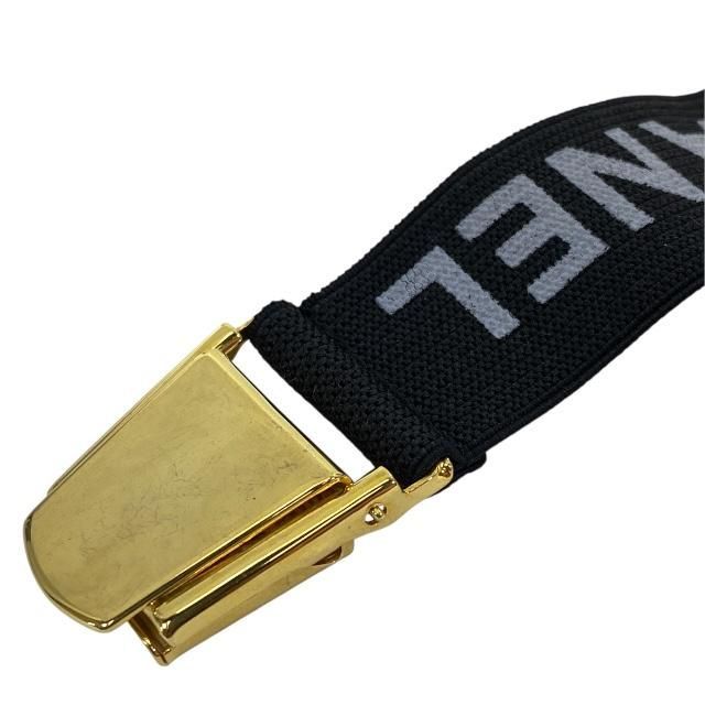 Chanel Armband Clip Accessory Small Logo Rubber GP Black — view 7
