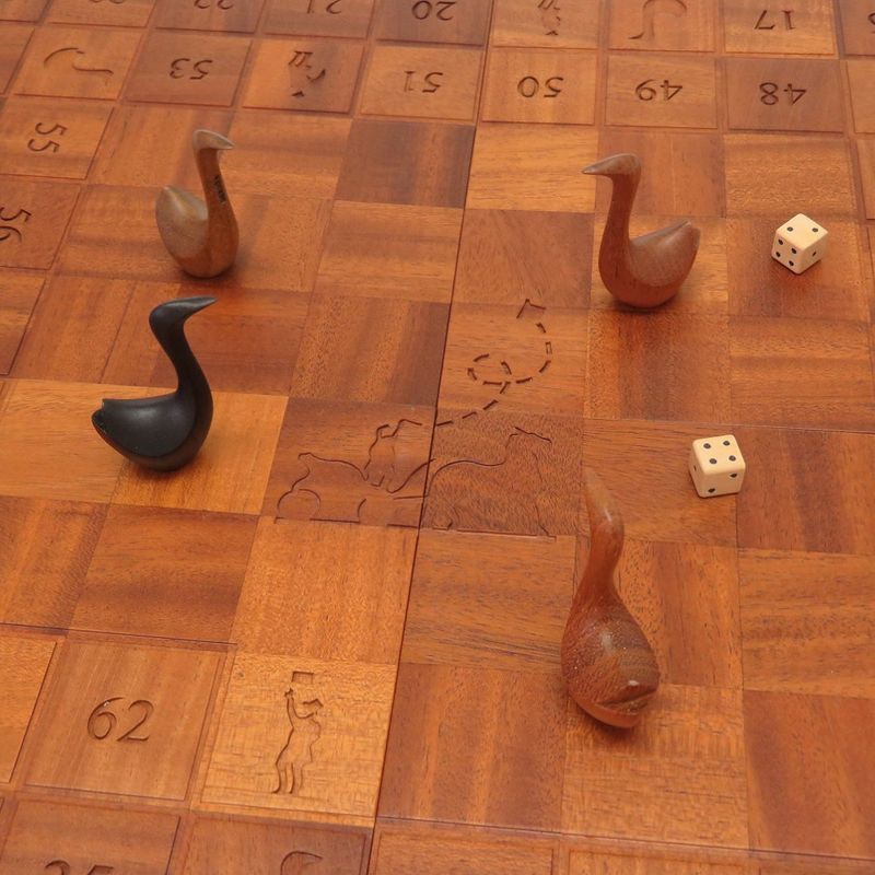 Hermes Snakes and Ladders Board Game Jeu de — view 2