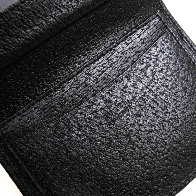 Gucci Card Case Business Holder Leather Black — view 8