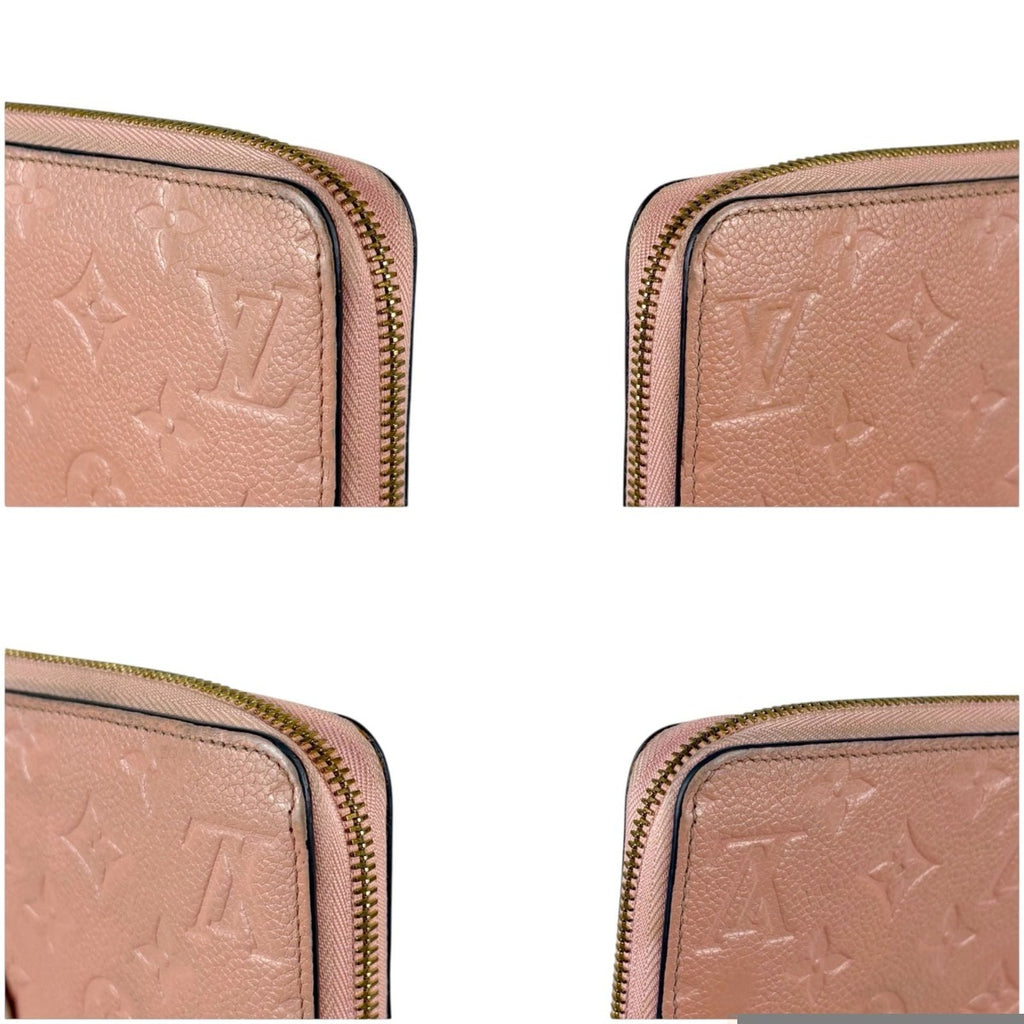 Louis Vuitton Zippy Wallet Empreinte Leather Pink — view 4