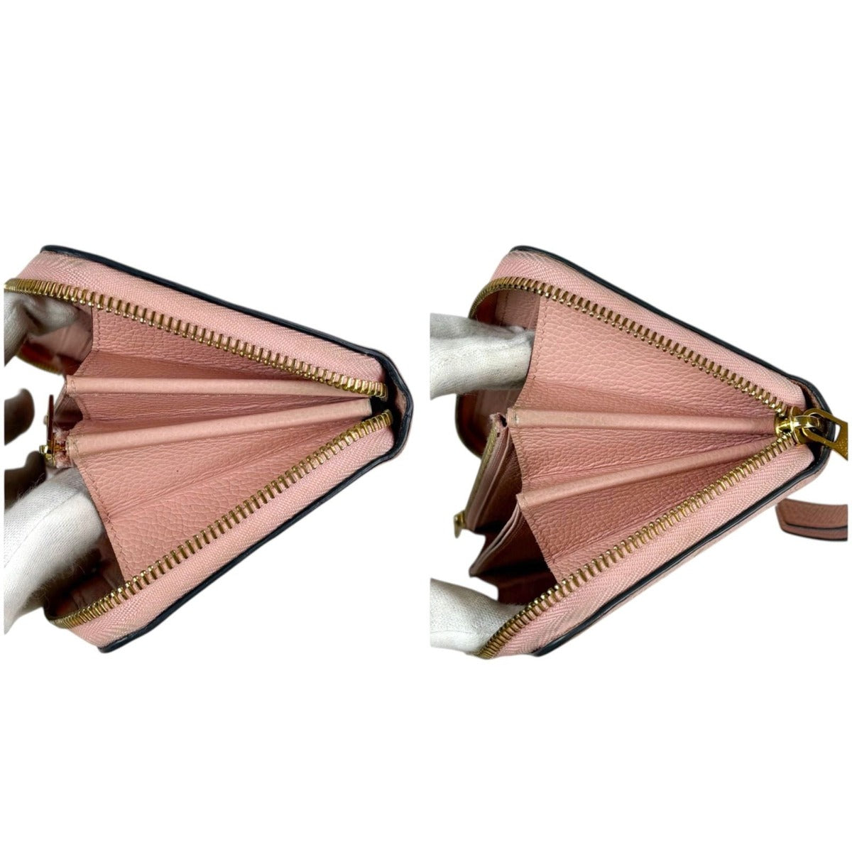 Louis Vuitton Zippy Wallet Empreinte Leather Pink — view 8
