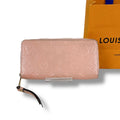 Louis Vuitton Zippy Wallet Empreinte Leather Pink