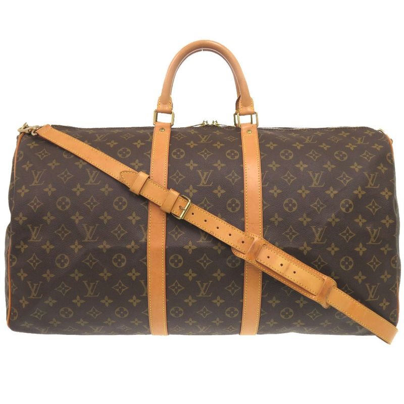 Louis Vuitton Keepall Bandouliere 60 Monogram Boston Bag 1852