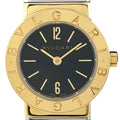 Bvlgari Tubogas Watch SS YG Quartz Black
