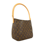 Louis Vuitton Shoulder Bag Monogram Looping MM Brown — view 2