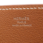 Hermes Shoulder Bag Perspective Cavalier 21 Gold Leather Brown — view 4