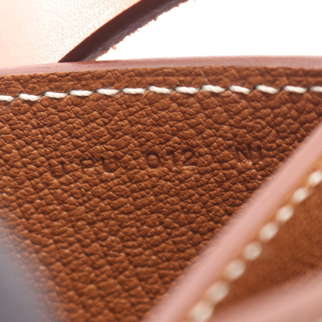 Hermes Shoulder Bag Perspective Cavalier 21 Gold Leather Brown — view 5