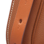 Hermes Shoulder Bag Perspective Cavalier 21 Gold Leather Brown — view 7