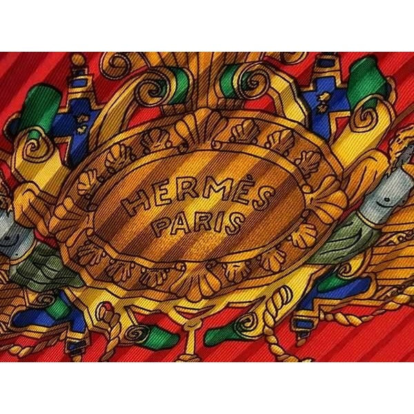 Hermes Pliss Scarf Carre Plisse Multicolor Silk — view 6
