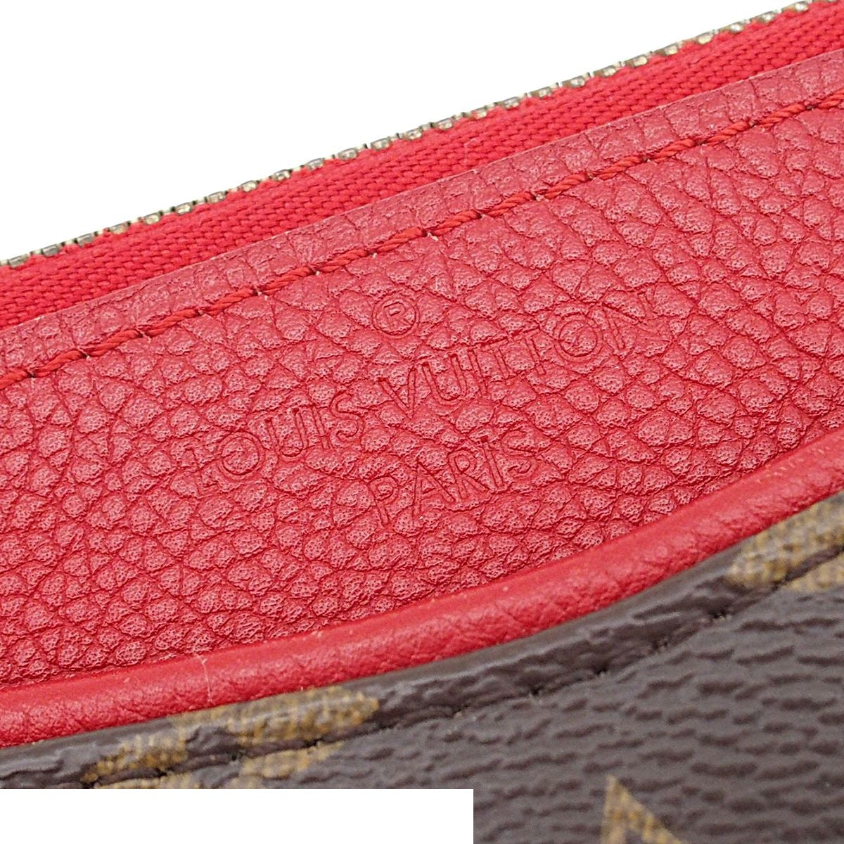 Louis Vuitton Pallas BB Cerise Brown Monogram Canvas Calfskin 2-Way Shoulder Bag — view 6