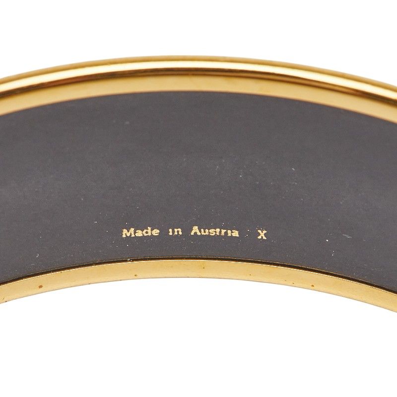 Hermes Emile GM Cloisonne Black Gold Plated — view 6