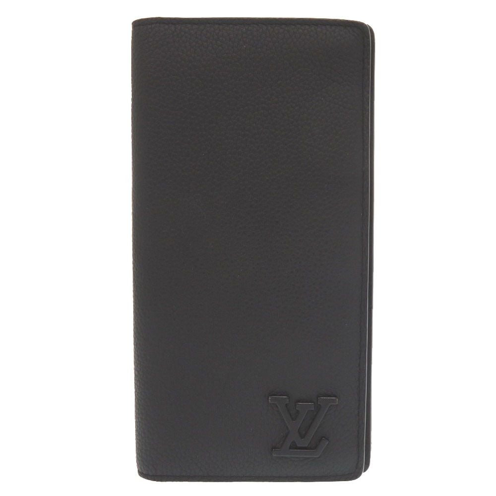 Louis Vuitton Portefeuille Brother NM LV Aerogram IC Leather Black Wallet