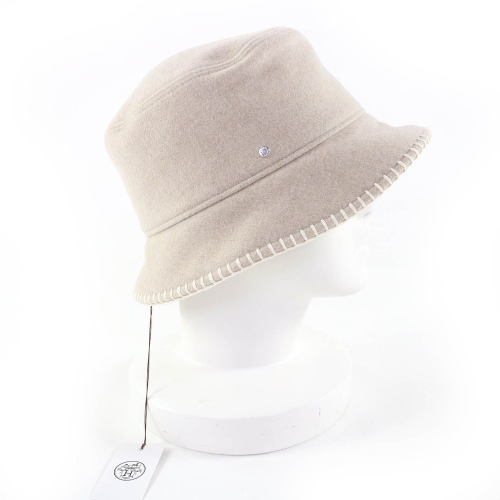 Hermes Harper Wool Cashmere Cord Ecru Current Item Avalon Stitch — view 5