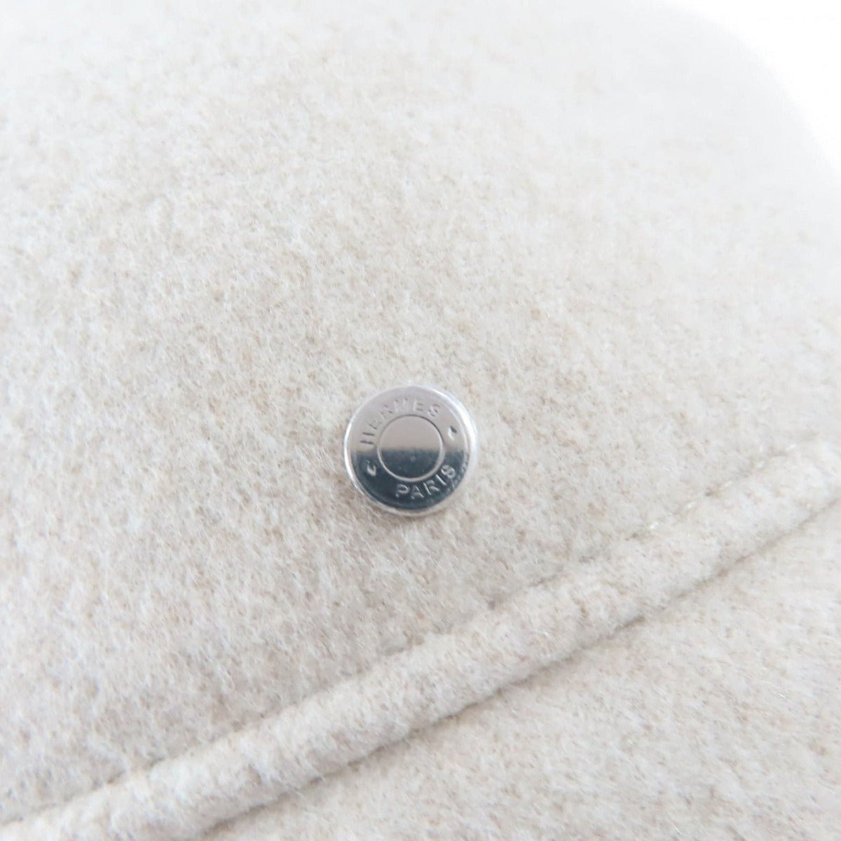 Hermes Harper Wool Cashmere Cord Ecru Current Item Avalon Stitch — view 7