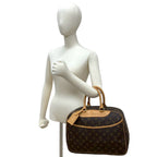 Louis Vuitton Vintage de Ville Monogram Leather Mini Boston Bag Brown — view 2