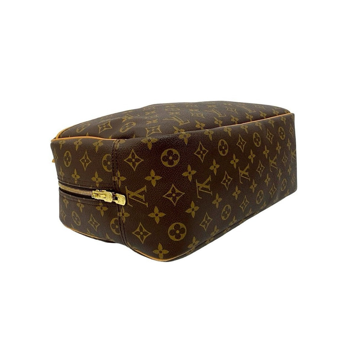Louis Vuitton Vintage de Ville Monogram Leather Mini Boston Bag Brown — view 7