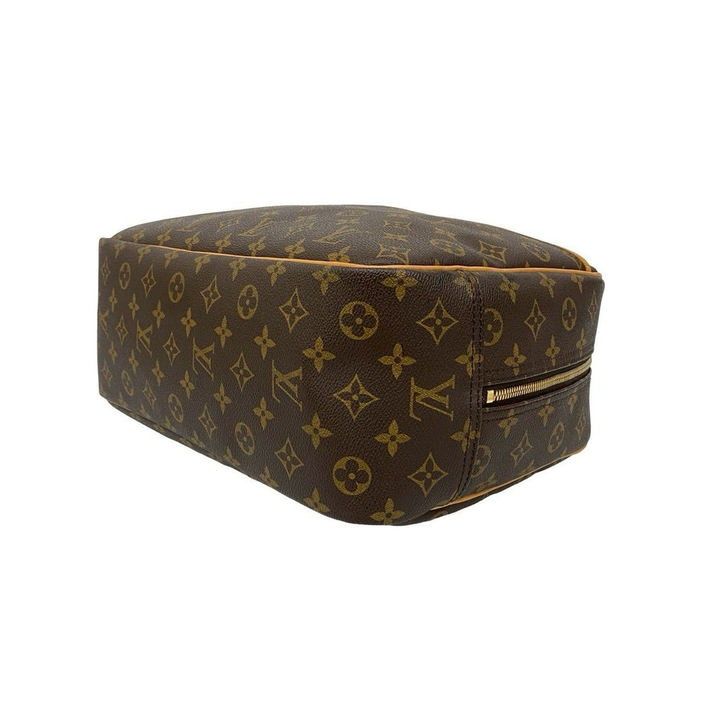 Louis Vuitton Vintage de Ville Monogram Leather Mini Boston Bag Brown — view 8