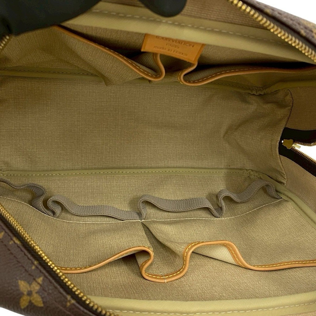 Louis Vuitton Vintage de Ville Monogram Leather Mini Boston Bag Brown — view 9