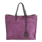 Gucci GG Nylon Leather Tote Shoulder Hand