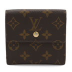 Louis Vuitton Monogram Portefeuille Elise Bifold Wallet Hook