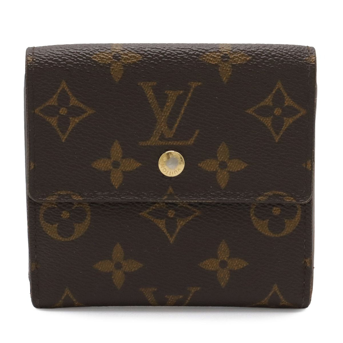 Louis Vuitton Monogram Portefeuille Elise Bifold Wallet Hook