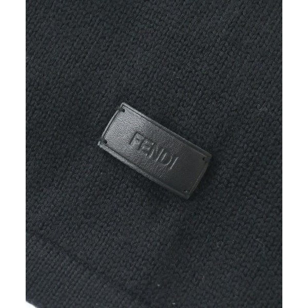 Fendi Scarf Wool Black — view 3
