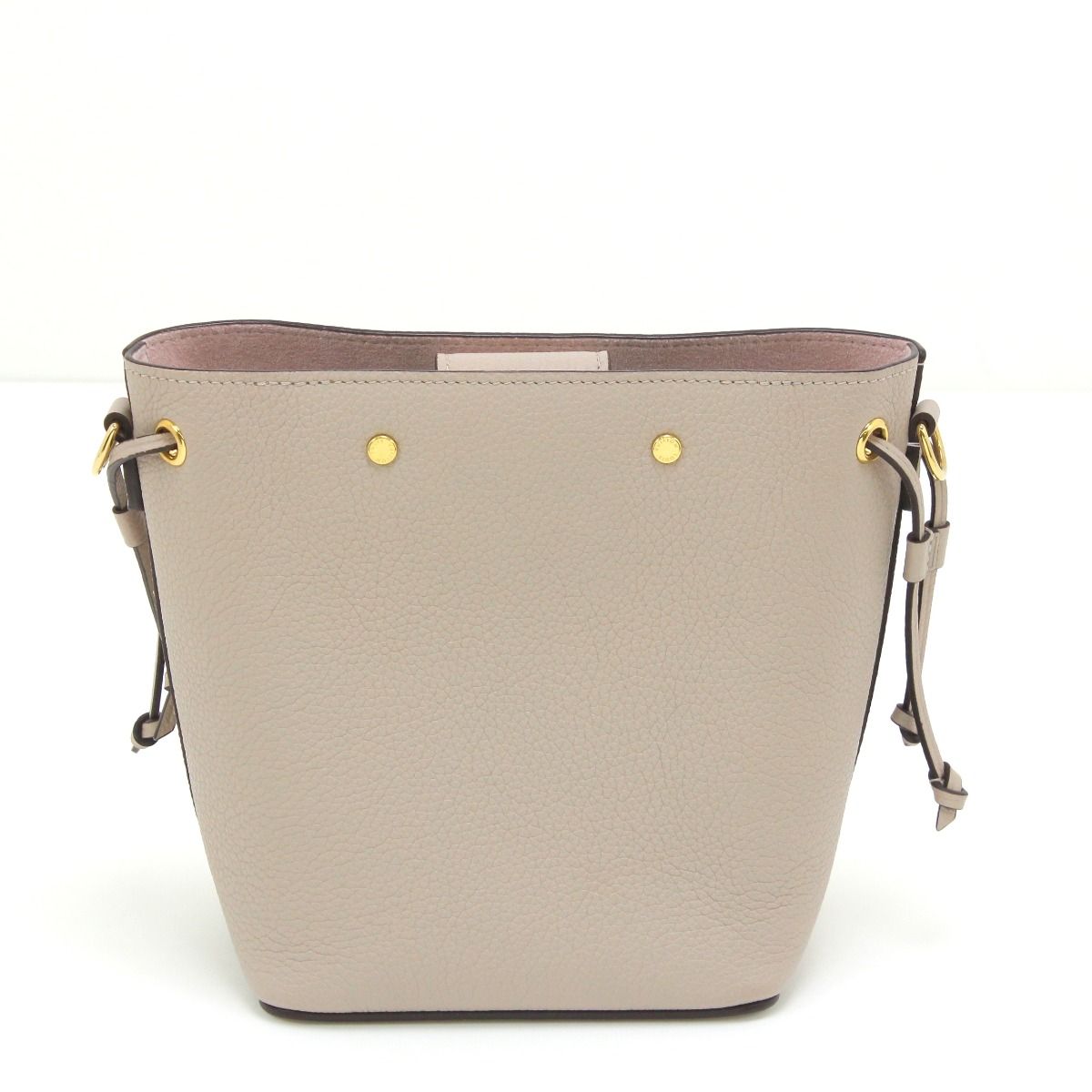 Louis Vuitton Nano Lockme Bucket Shoulder Bag Beige — view 3