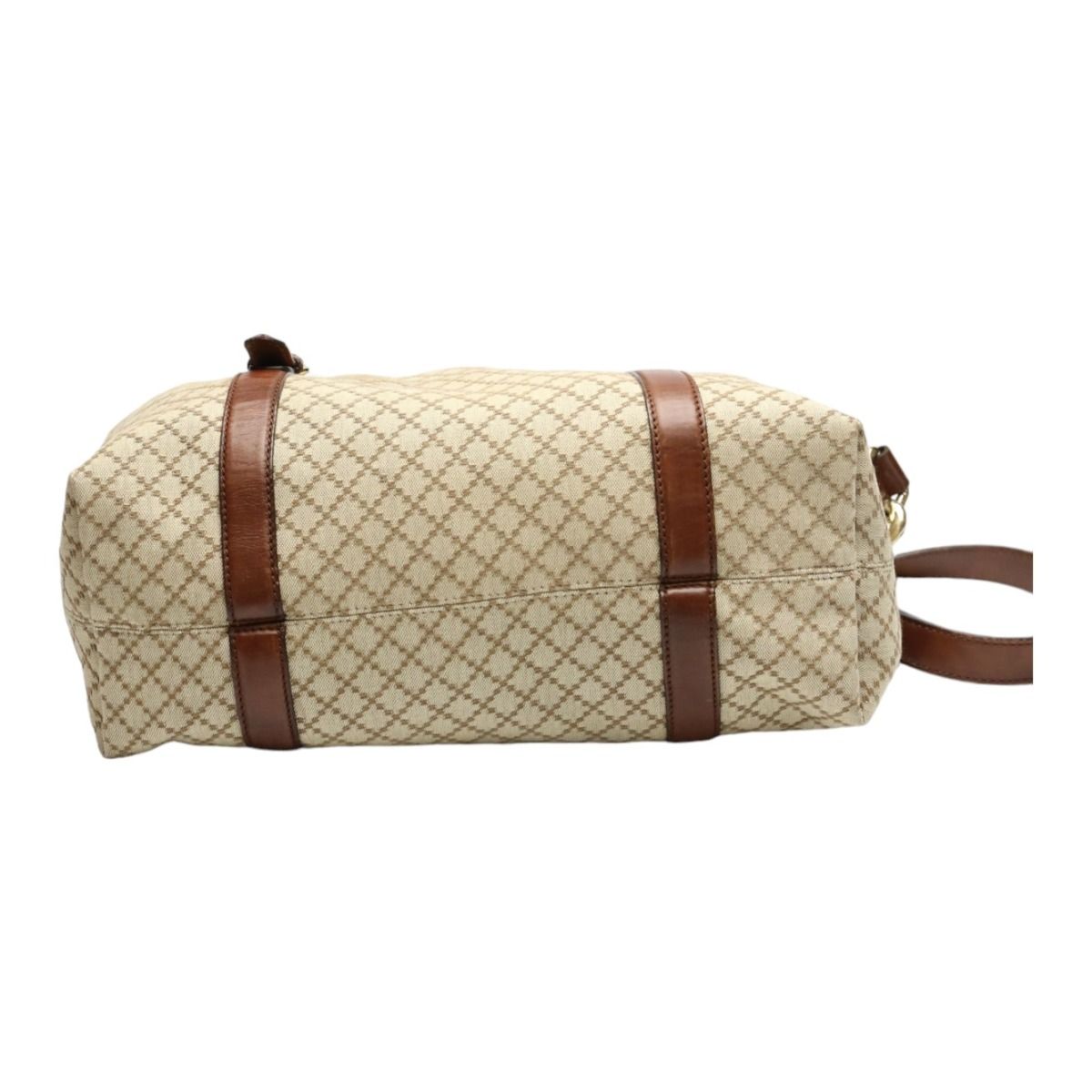 Gucci 2-Way Shoulder Bag Diamante Tote Antique Brown — view 5