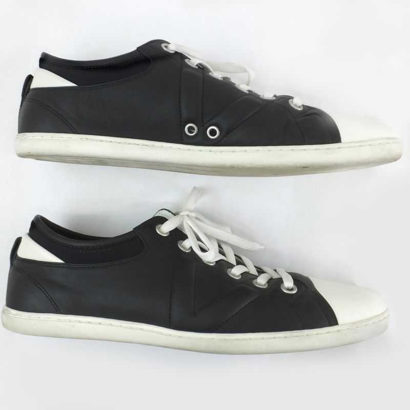 Louis Vuitton Low Cut Sneakers Black Size 7.5 — view 8