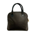 Celine Vintage Macadam Blason Logo Pattern Leather