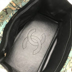 Chanel Big CC Logo Quilted Vintage Chain Hand Tote — view 8