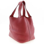 Hermes Picotin Lock MM Taurillon Clemence Red D Handbag — view 3