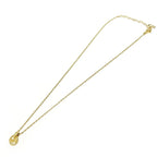 Christian Dior GP CD Logo Twist Circle Necklace Gold — view 5