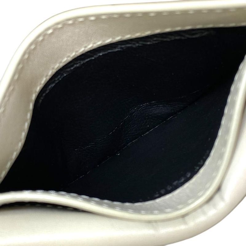 Saint Laurent Card Case Pass Coin Purse Compact Logo — view 6