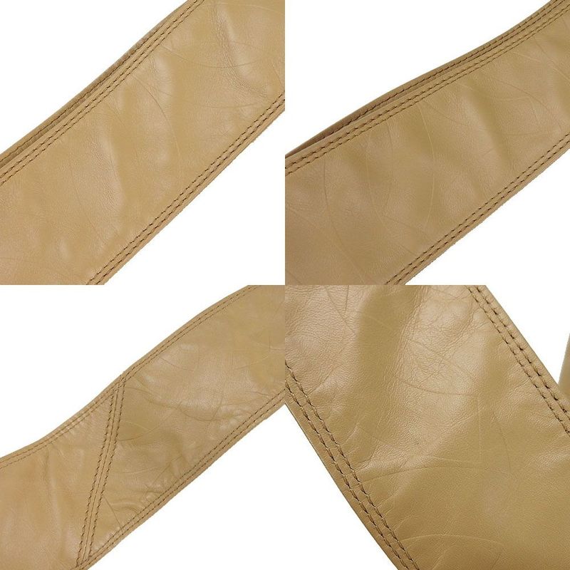 Chanel Shoulder Bag Crossbody Cocomar Cles Leather 6 Beige — view 4