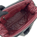Chanel Tote Bag Boston Coco Cocoon 13 th Black Bordeaux Leather Quilted Usual — view 2