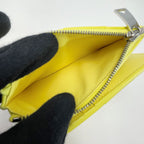 Bottega Veneta Maxi Intrecciato Yellow Bifold Wallet Leather — view 3