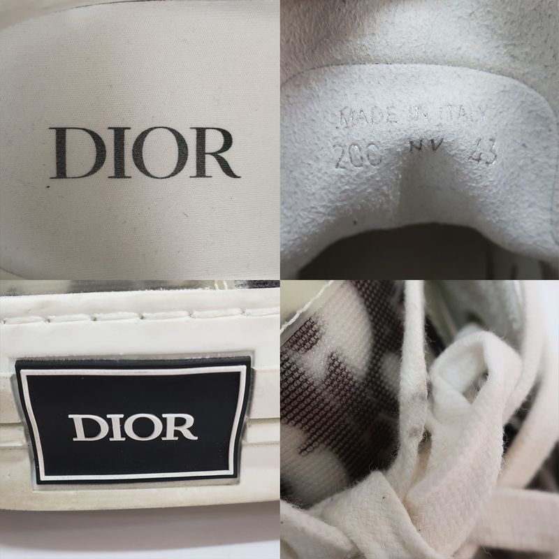 Dior Sneakers High Cut Oblique White Size 43 — view 7