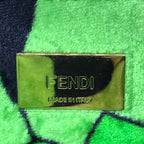 Fendi Items Peekaboo Click Velvet 2-Way Chain Shoulder Bag Green — view 9