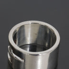 Gucci Wide Logo Ring No 14 Silver 925 E1183 — view 3