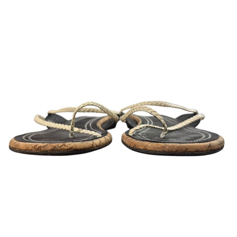 Chanel Coco Mark Strap Sandals Size 35 Black — view 2