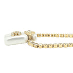 Chanel Constellation Crystal Embellished Gold/Silver Necklace — view 4
