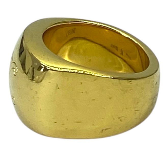Celine Triomphe Ring Accessories Jewelry Logo GP Gold Size 54 — view 3