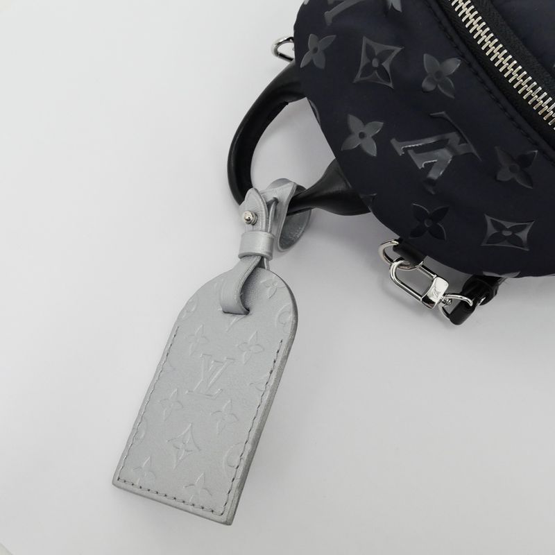 Louis Vuitton Monogram Nylon Palm Springs Mini Backpack Black Bag — view 7