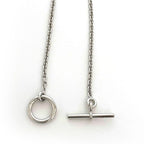 Hermes Bracelet Mini Chaine D'ancre Chain White Gold Wg — view 9