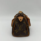 Louis Vuitton Monogram Canvas Shoulder Bag Mini Speedy Brown — view 5