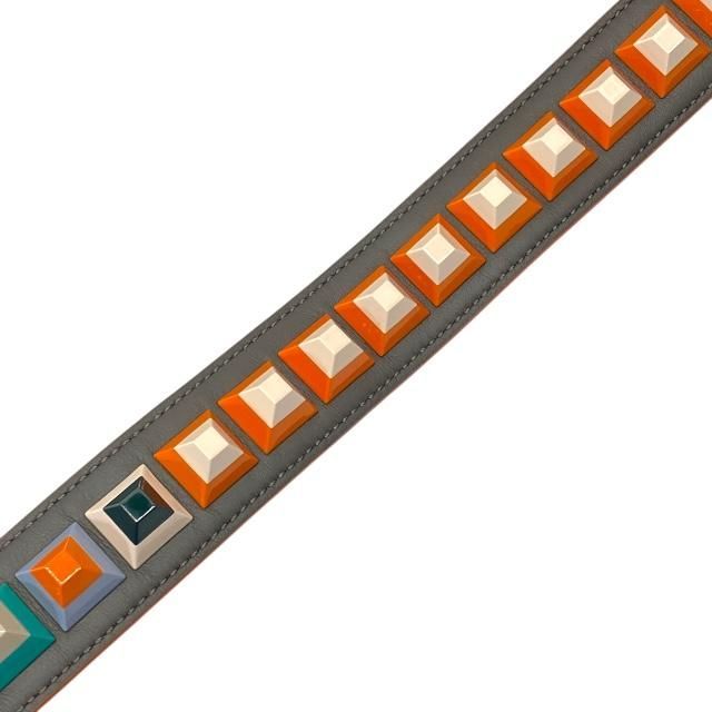 Fendi Strap You Long Shoulder Accessories For Bags Leather Studded — view 5