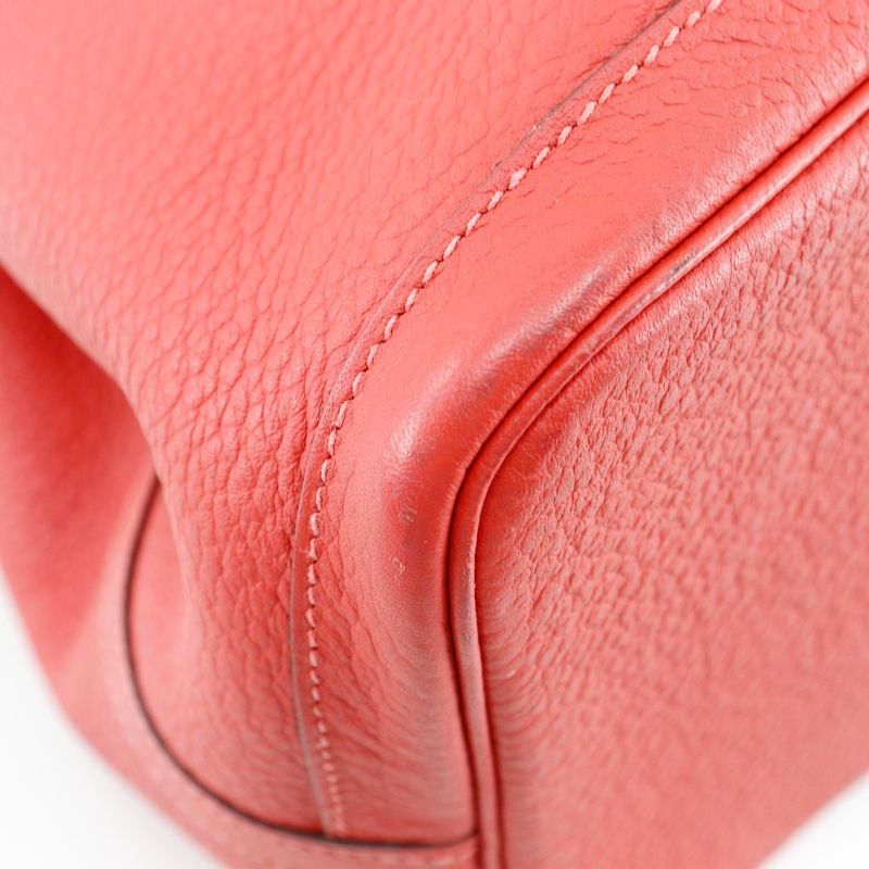 Hermes Garden Party PM Negonda Red R Tote Bag — view 4