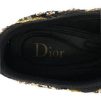Christian Dior Fusion Flour Sequined Jacquard Sneakers Black 36 — view 5