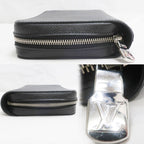 Louis Vuitton Long Wallet Taiga Zippy XL Noir Black RFID — view 4